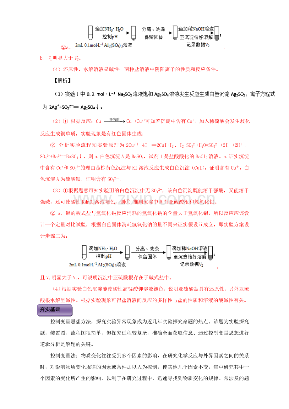 高三化学总复习专题攻略之探究性化学实验-四-探究化学反应机理或条件现象等.doc_第3页