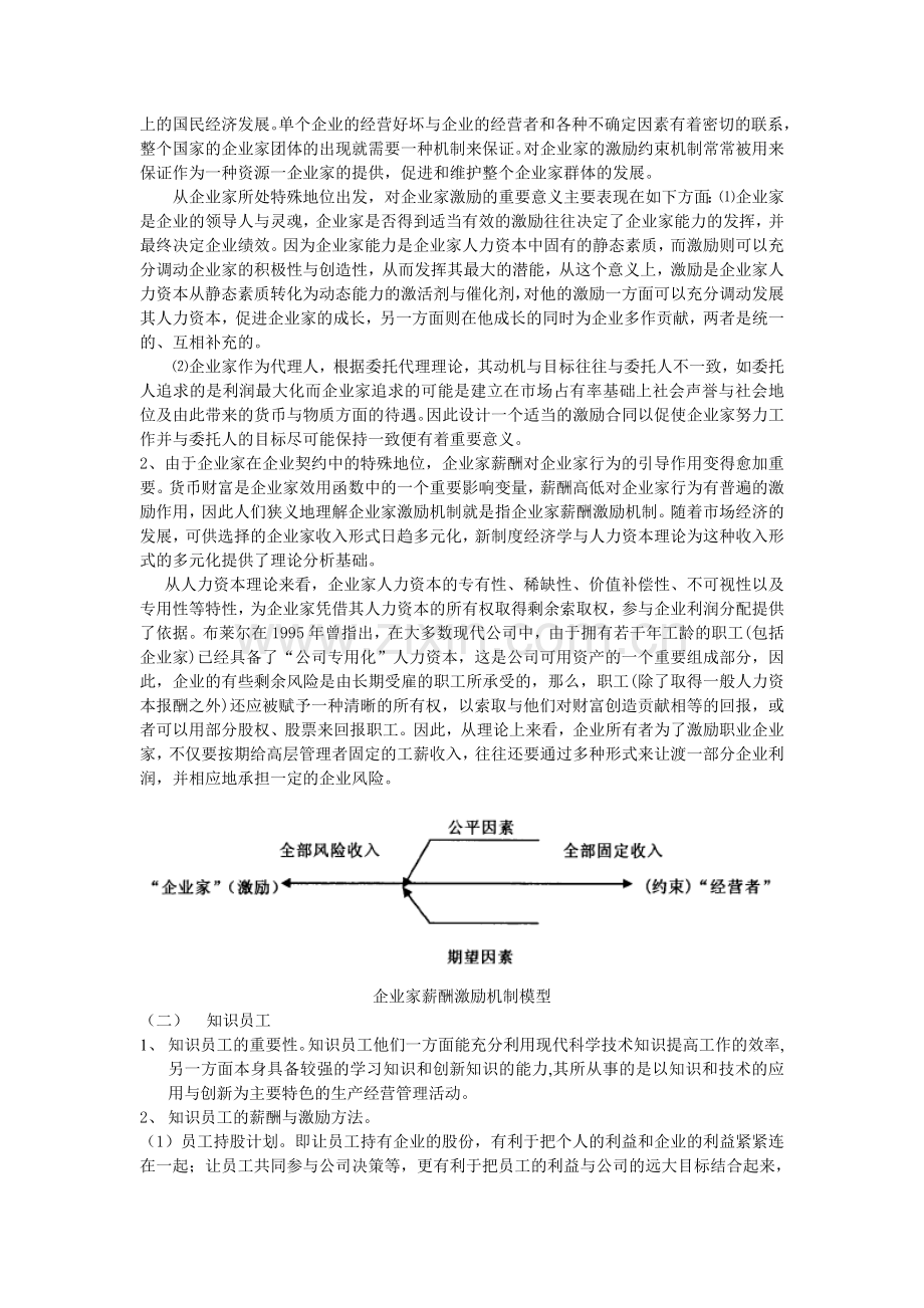 六企业家与知识员工的薪酬和激励.doc_第2页