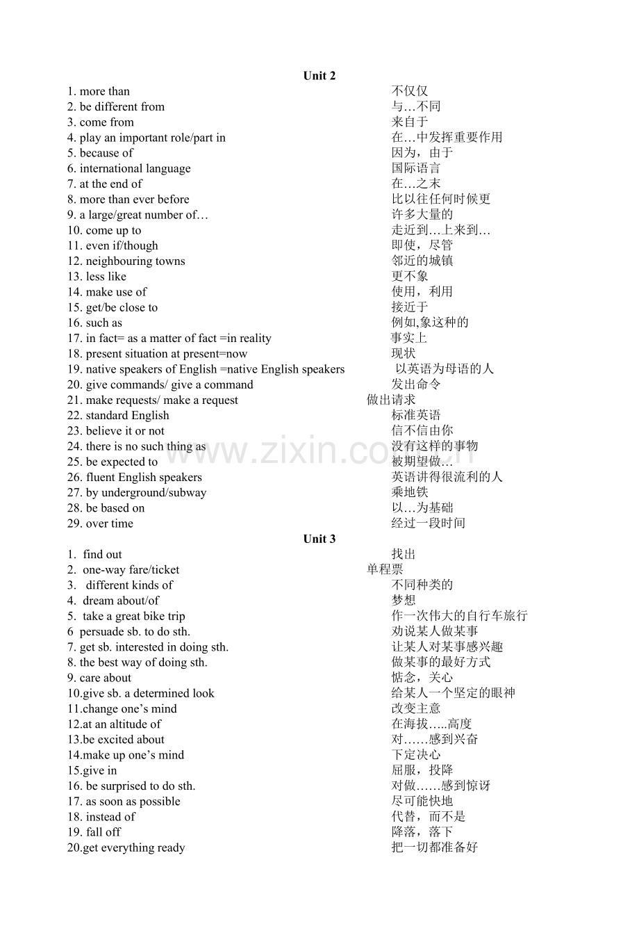 高一英语必修1词组.doc_第2页