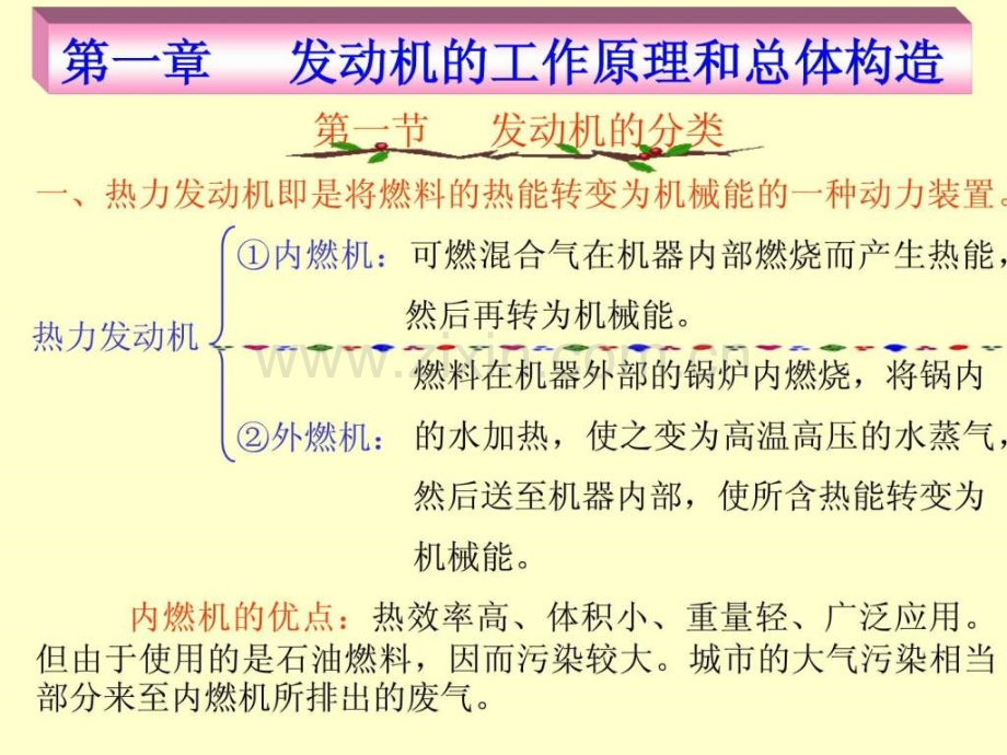 汽车发动机工作原理及总体构造.pptx_第1页