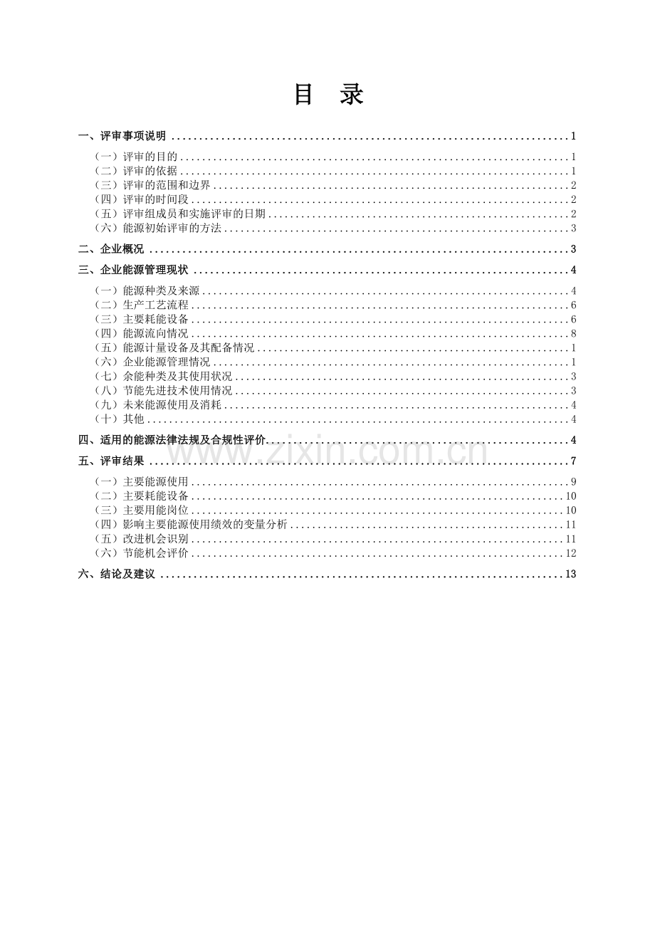 初始能源评审报告模板资料模板.doc_第2页