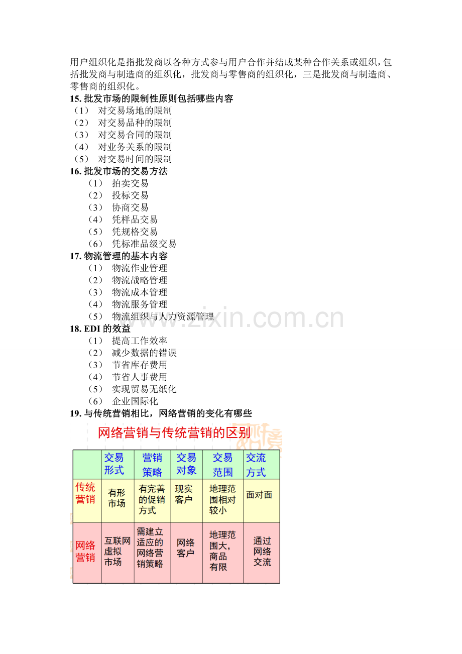 流通概论复习提纲剖析.doc_第3页