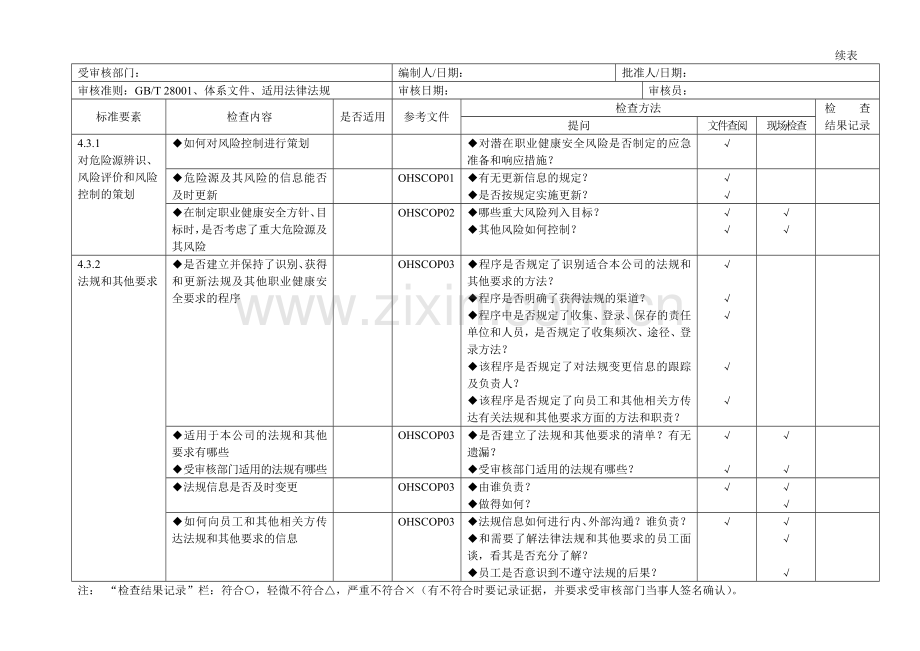 18000通用检查表.doc_第3页