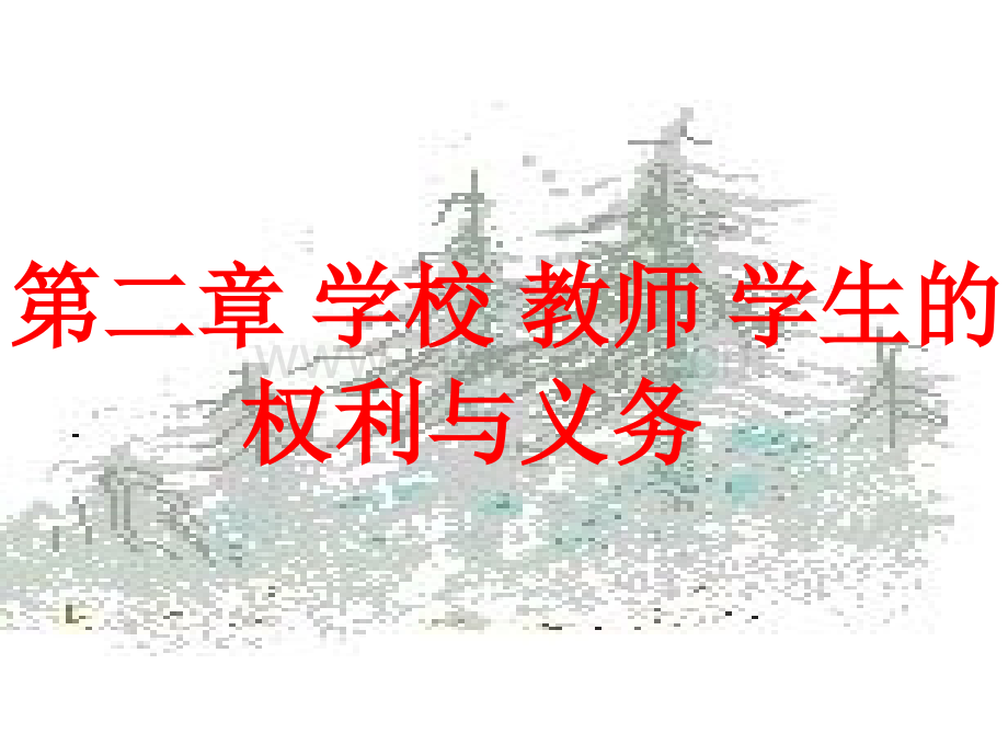 第二章-第二节-教师的权利与义务.pptx_第1页