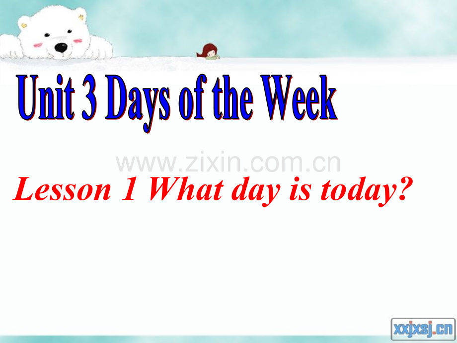 鲁科版四年级Unit3Lesson1Whatdayistoday.pptx_第2页