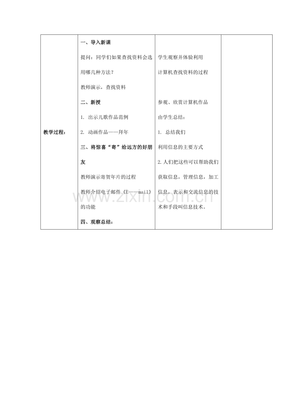 一年级上信息技术教案生活和学习中的好帮手信息技术-河大版.doc_第2页