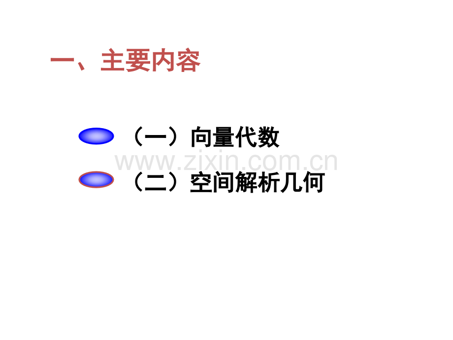 高等数学向量代数与空间解析几何习题.pptx_第2页