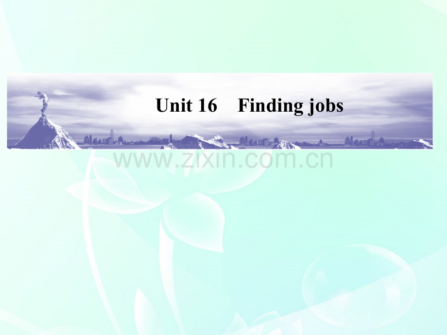 高三英语一轮复习Unit16Findingjobs课件大纲.pptx_第1页