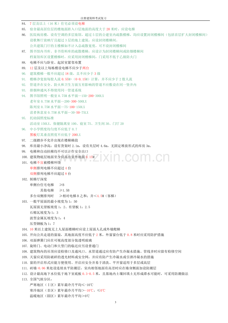 一级注册建筑师考试复习21.doc_第3页