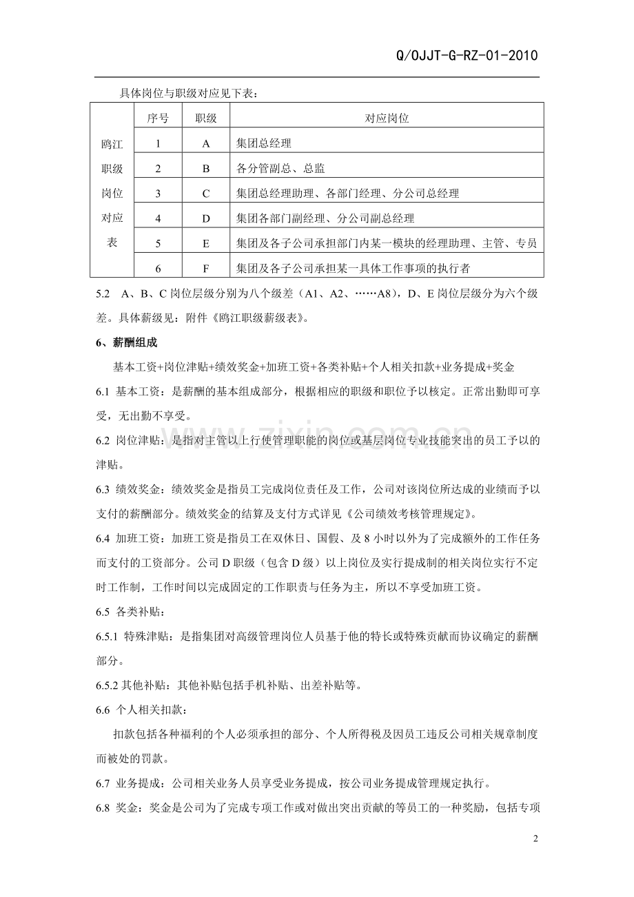 公司薪酬管理制度绩效提成.doc_第3页