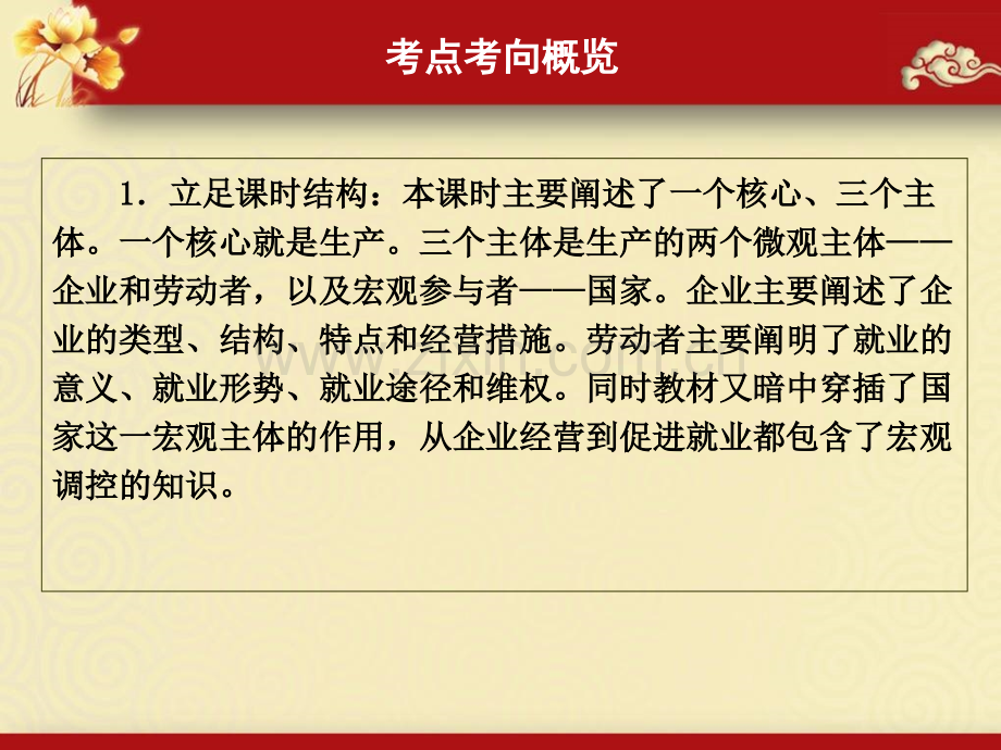 高三第一轮经济生活企业与劳动者复习课件.pptx_第2页