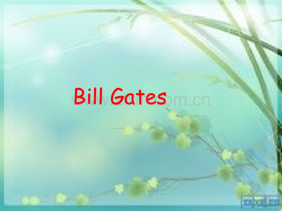 高三英语BillGates简介有点多而且杂.pptx_第1页