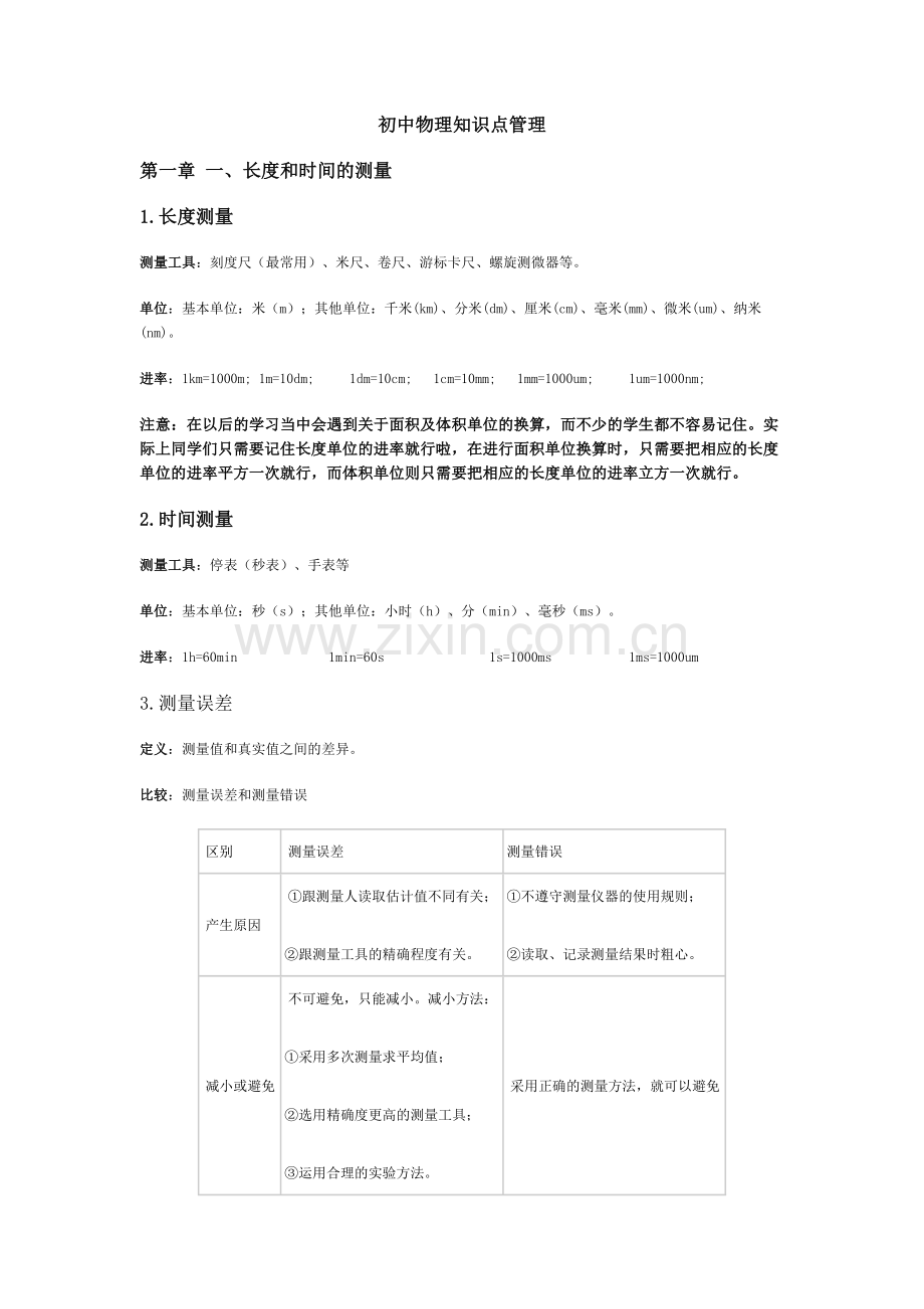 八年级物理上册知识点管理2014.doc_第1页