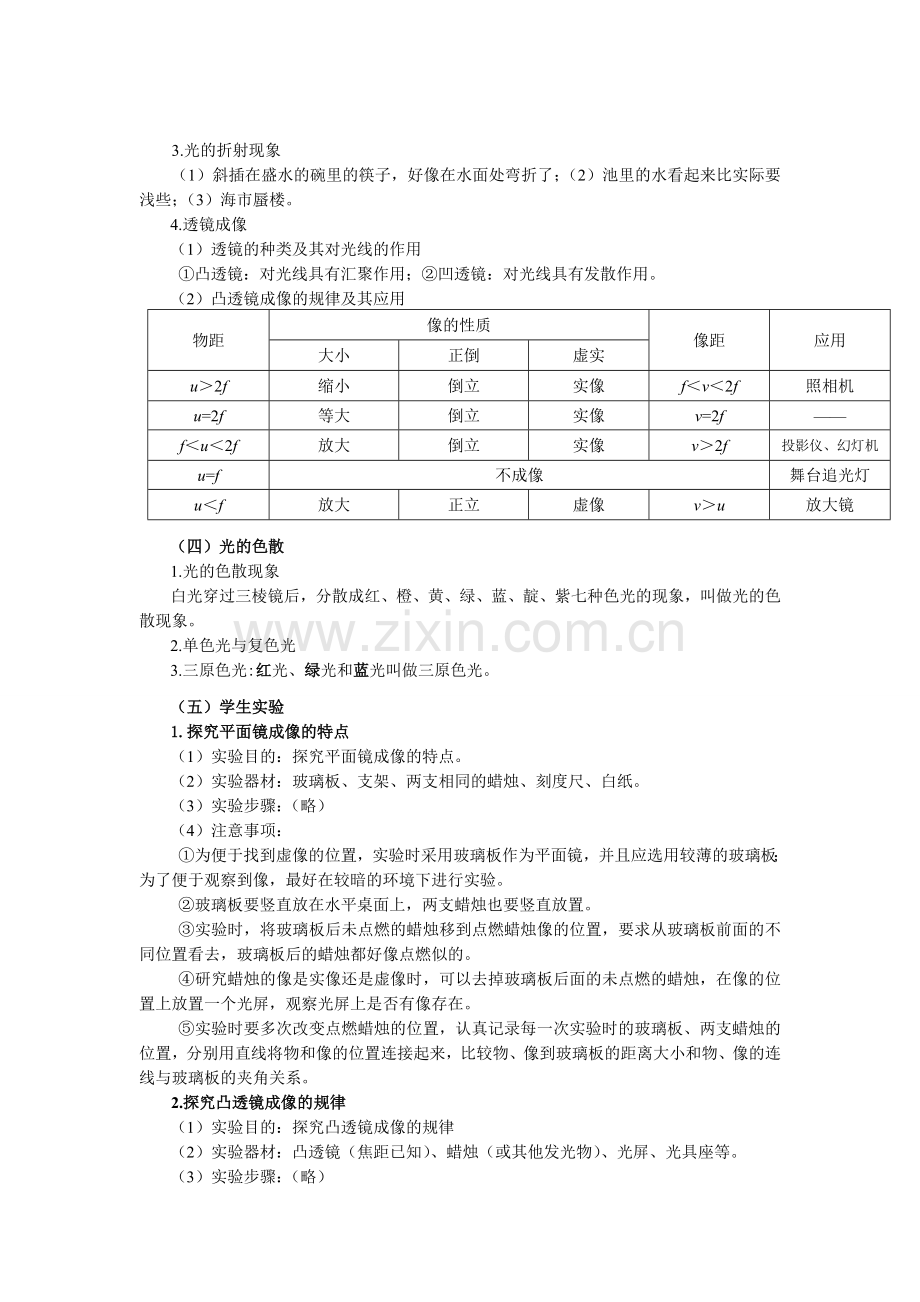 初二物理光233凸透镜成像时姜组长模板.doc_第2页