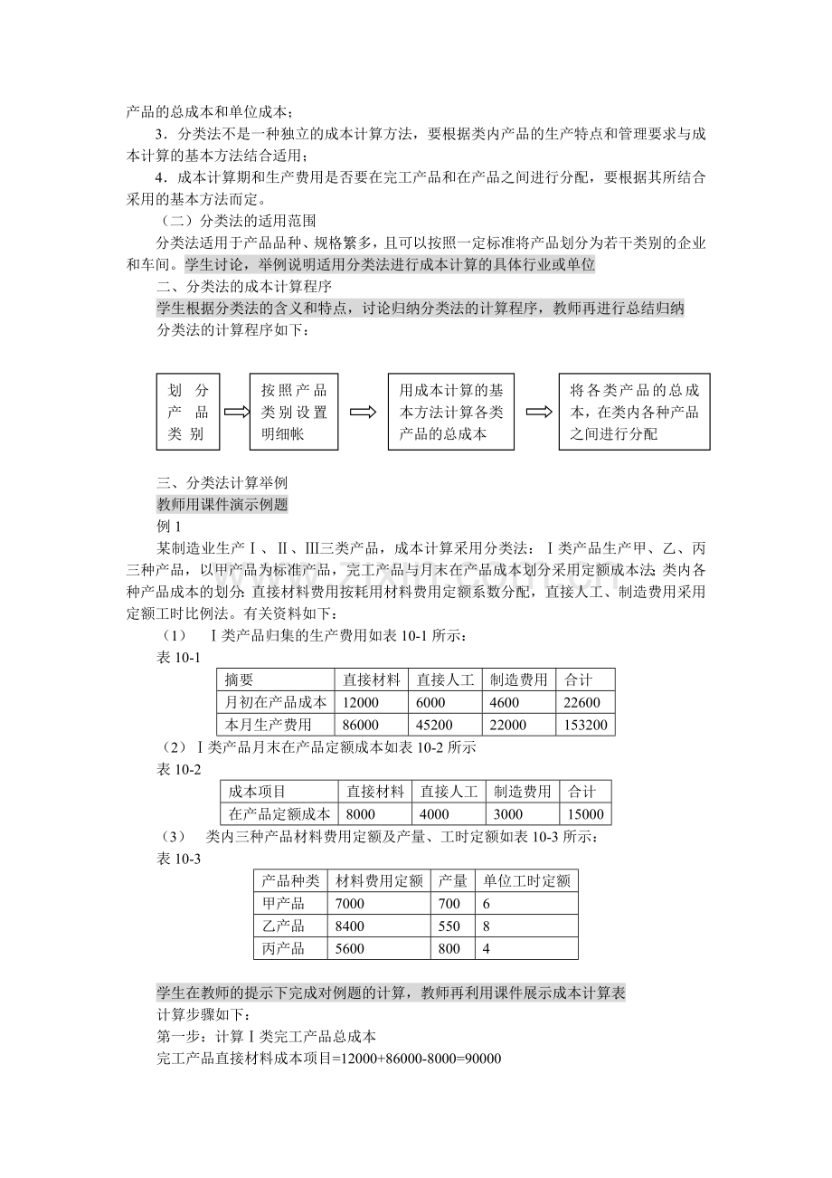 产品成本计算的其他方法——分类法.doc_第2页