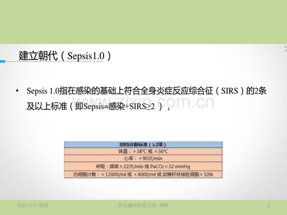 儿童脓毒性休克感染性休克诊治专家共识.pptx_第2页