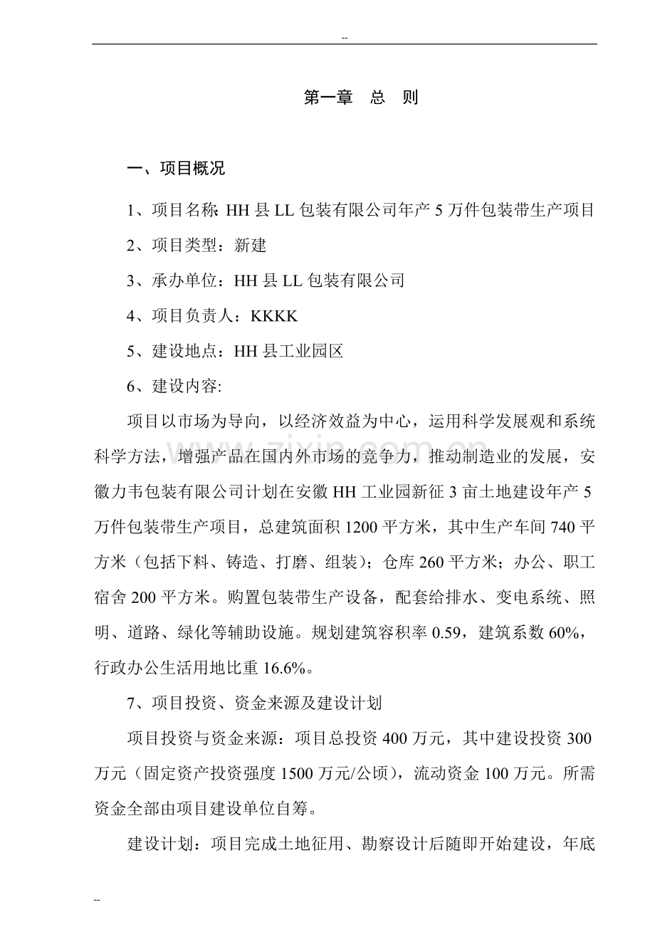 5万件包装带生产项目可行性研究报告.doc_第3页