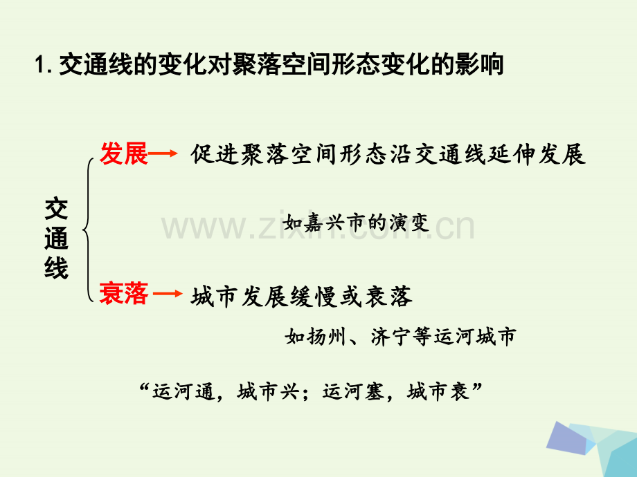 高中地理交通运输布局及其影响交通运输方式和布局变化影响新人教版必修.pptx_第3页