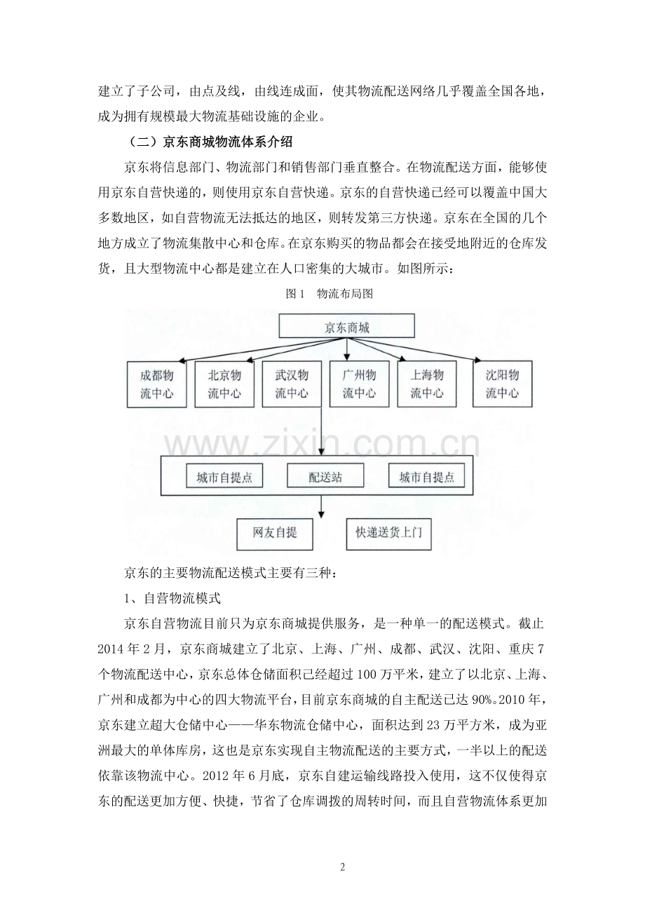 京东商城物流成本控制案例分析--大学毕业设计论文.doc_第2页