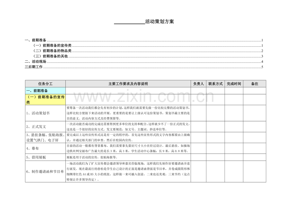 活动策划执行表格.doc_第1页