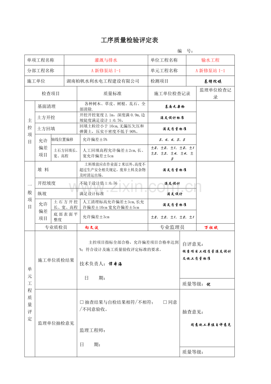 A新修泵站单元评定表.doc_第3页