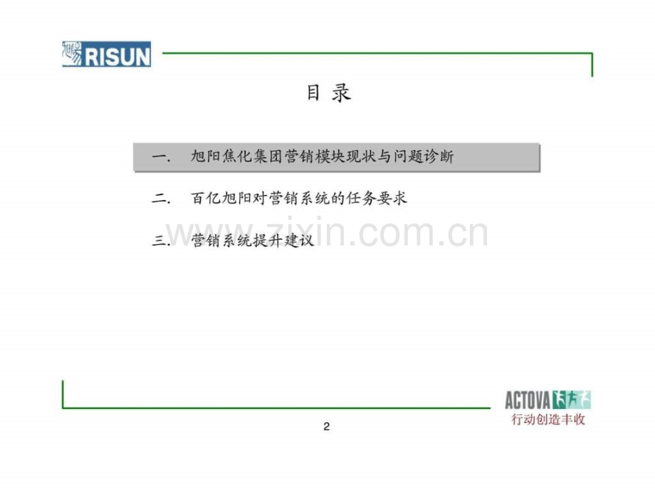 旭阳焦化集团有限公司30亿到100亿阶段发展建议营销模块.pptx_第2页