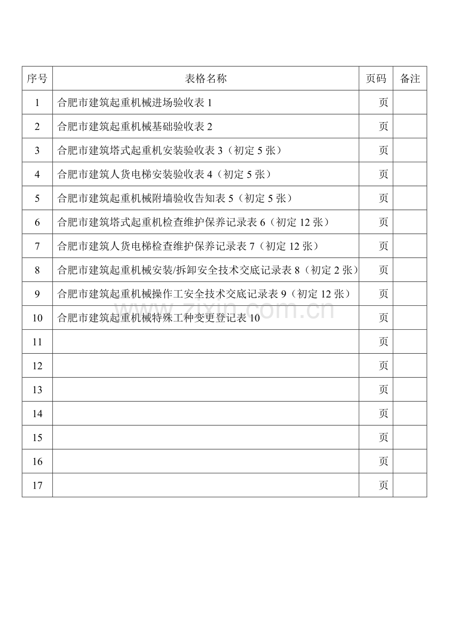 合肥市建筑起重机械安全管理手册塔吊.doc_第3页