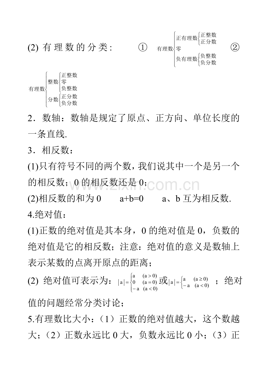 2013人教版初中数学知识点总结大全经典版独家大揭秘.doc_第2页