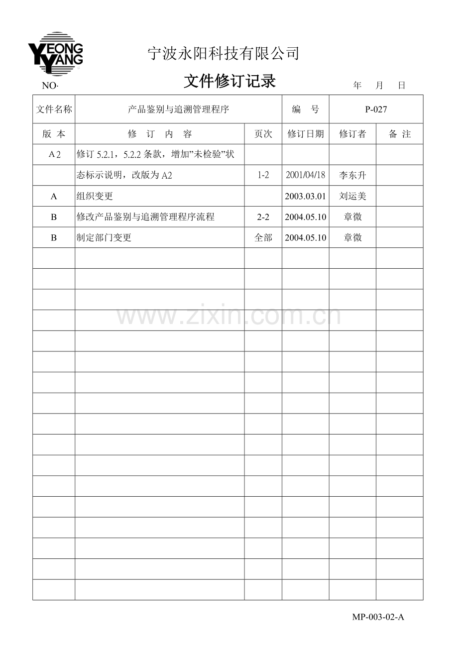 产品鉴别与追溯管理程序.doc_第2页