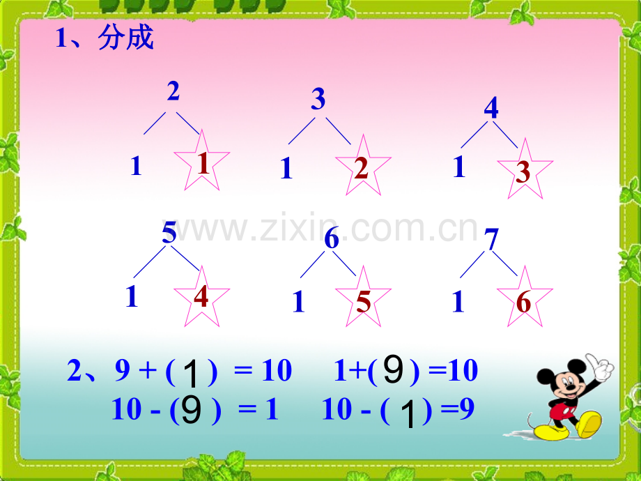 人教版一年级上册20以内的进位加法9加几.pptx_第2页