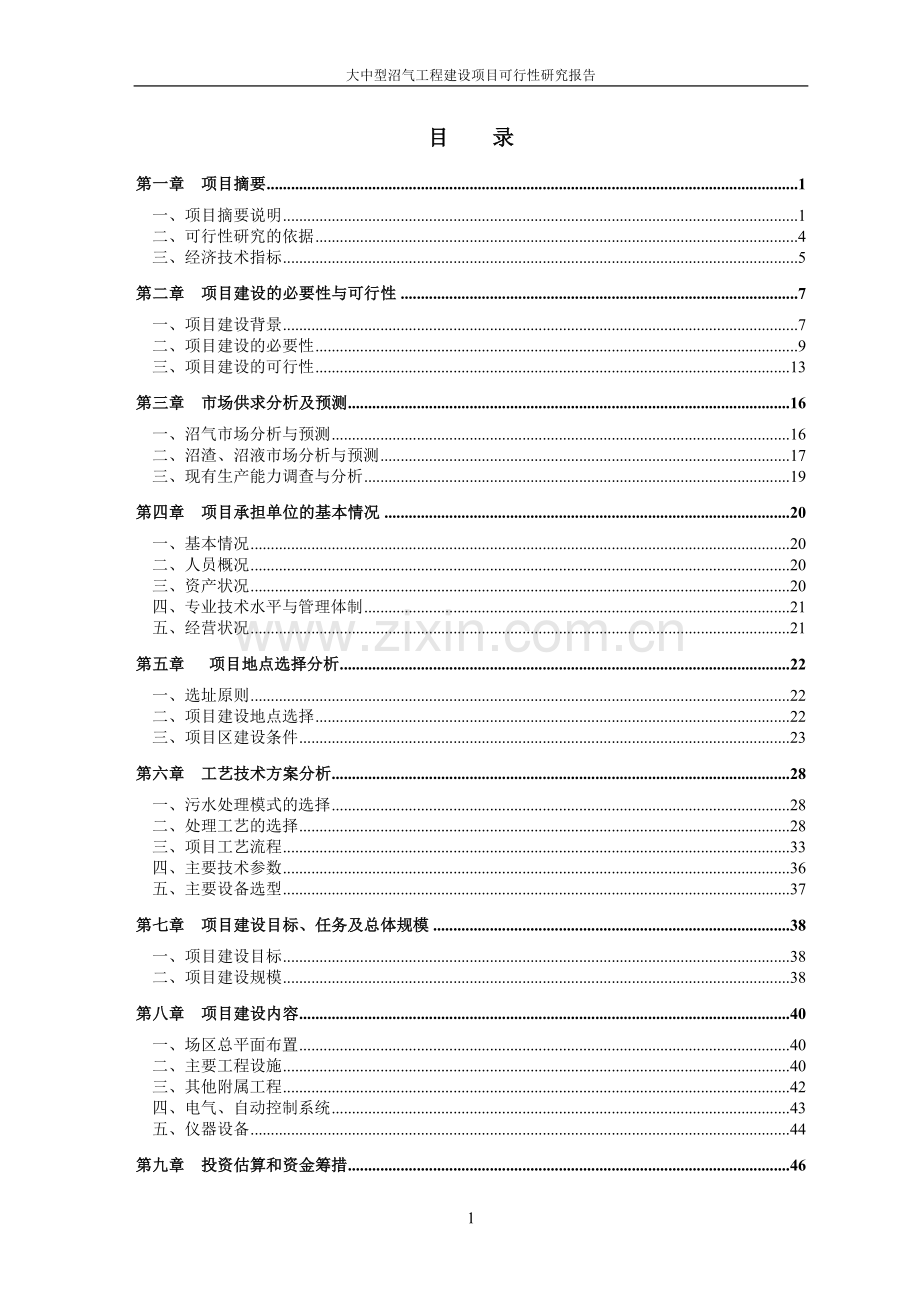 2017大中型沼气工程建设项目可行性研究报告.doc_第2页