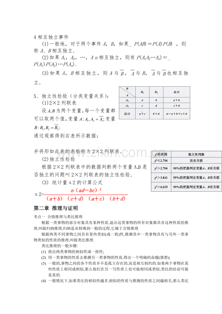 高中数学选修12知识点总结.doc_第2页