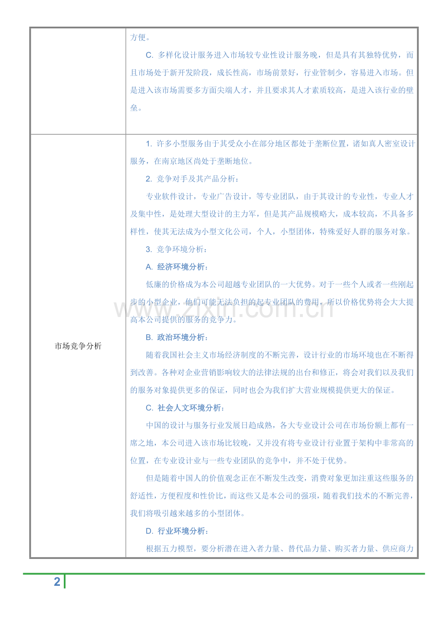 中国创新创业大赛商业计划书.doc_第2页