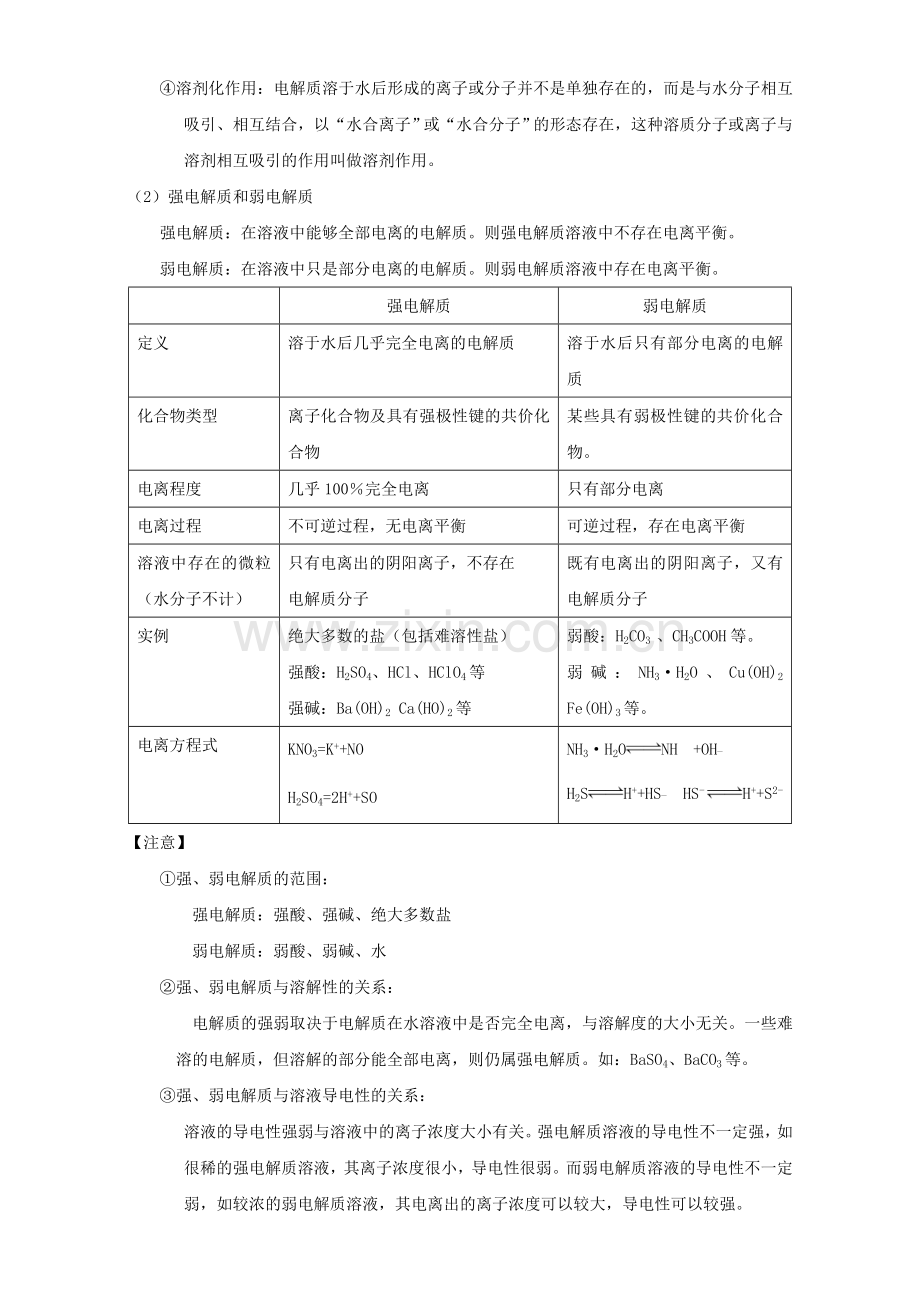 高三化学一轮复习-24-离子反应与离子方程式教学设计.doc_第2页