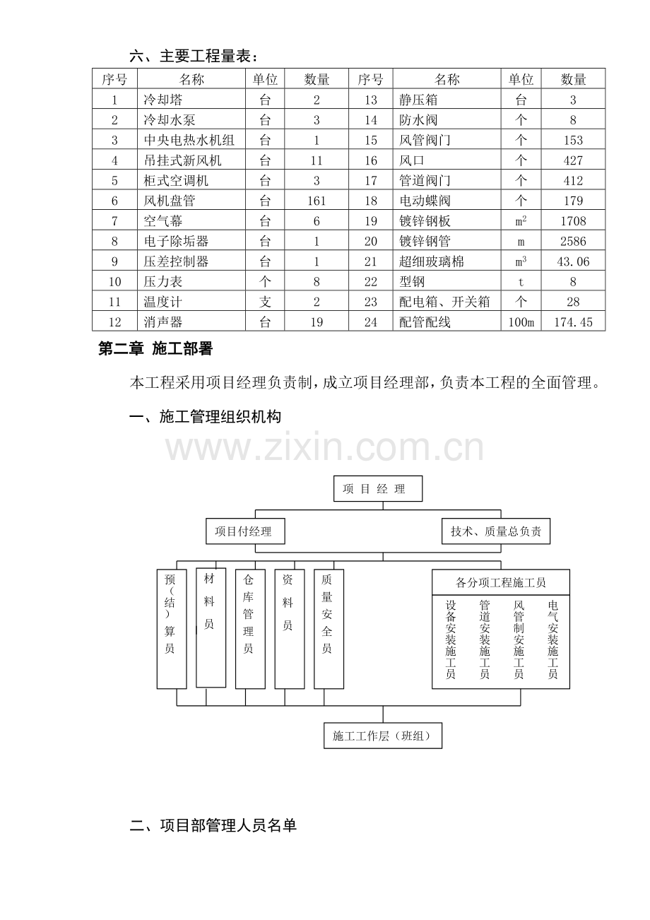 南宁地区交通局综合楼中央空调系统设备安装工程施工组织设计.doc_第2页