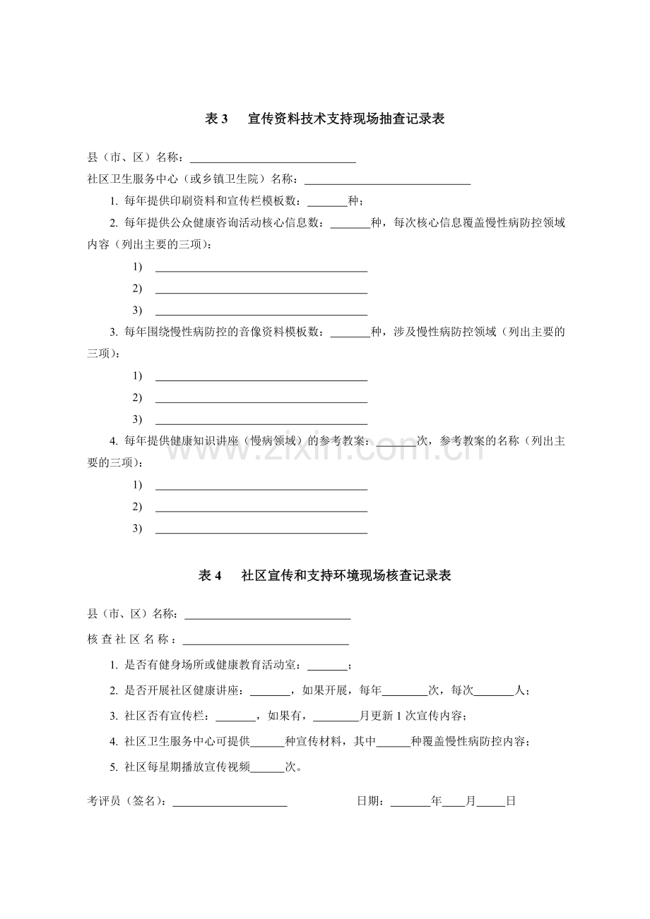 国家级慢性病综合防控示范区现场考评附表.doc_第2页