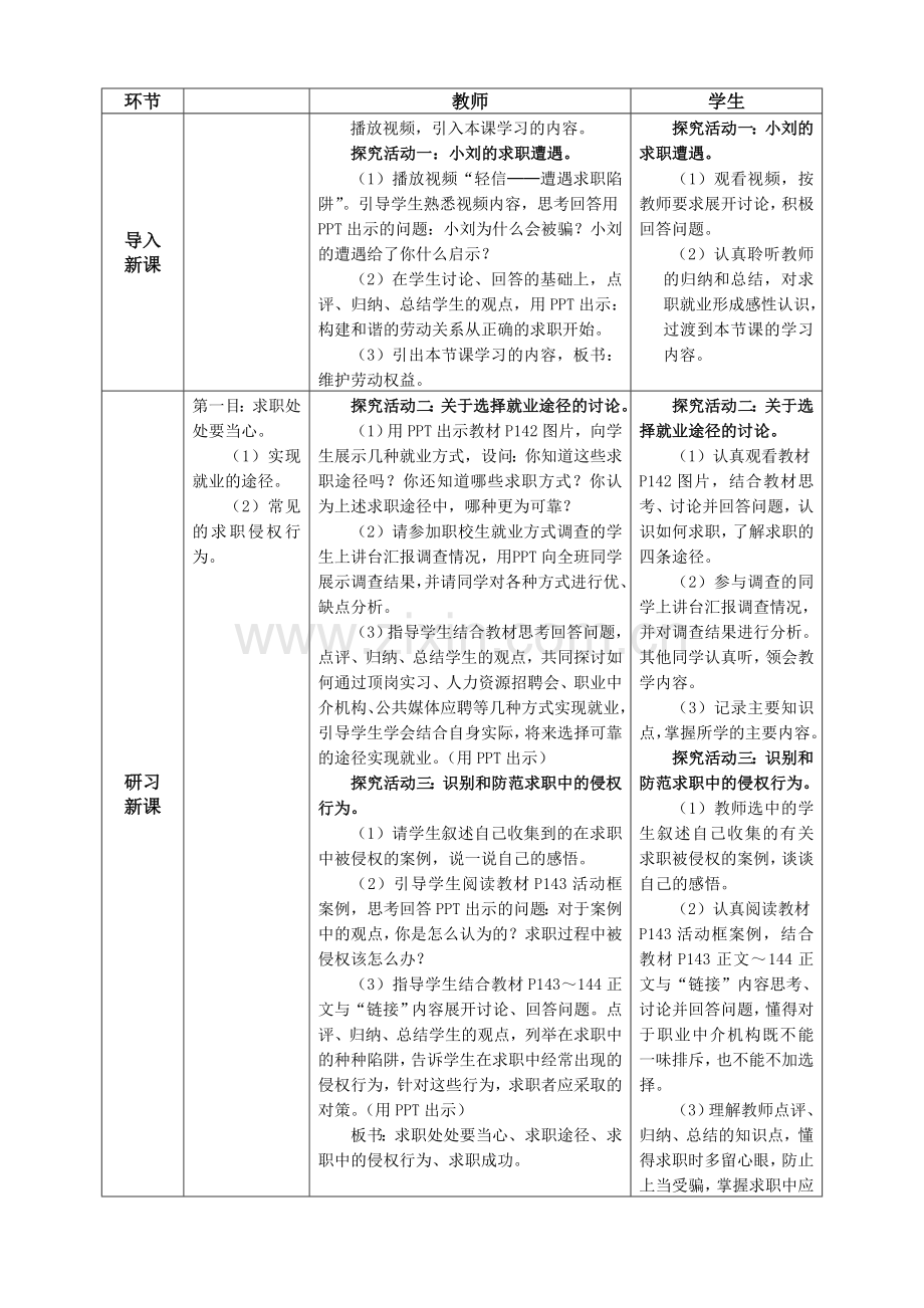 第一框维护劳动权益教学设计.doc_第2页