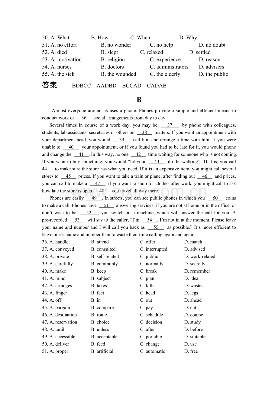 高三英语完形填空专练二.doc_第2页