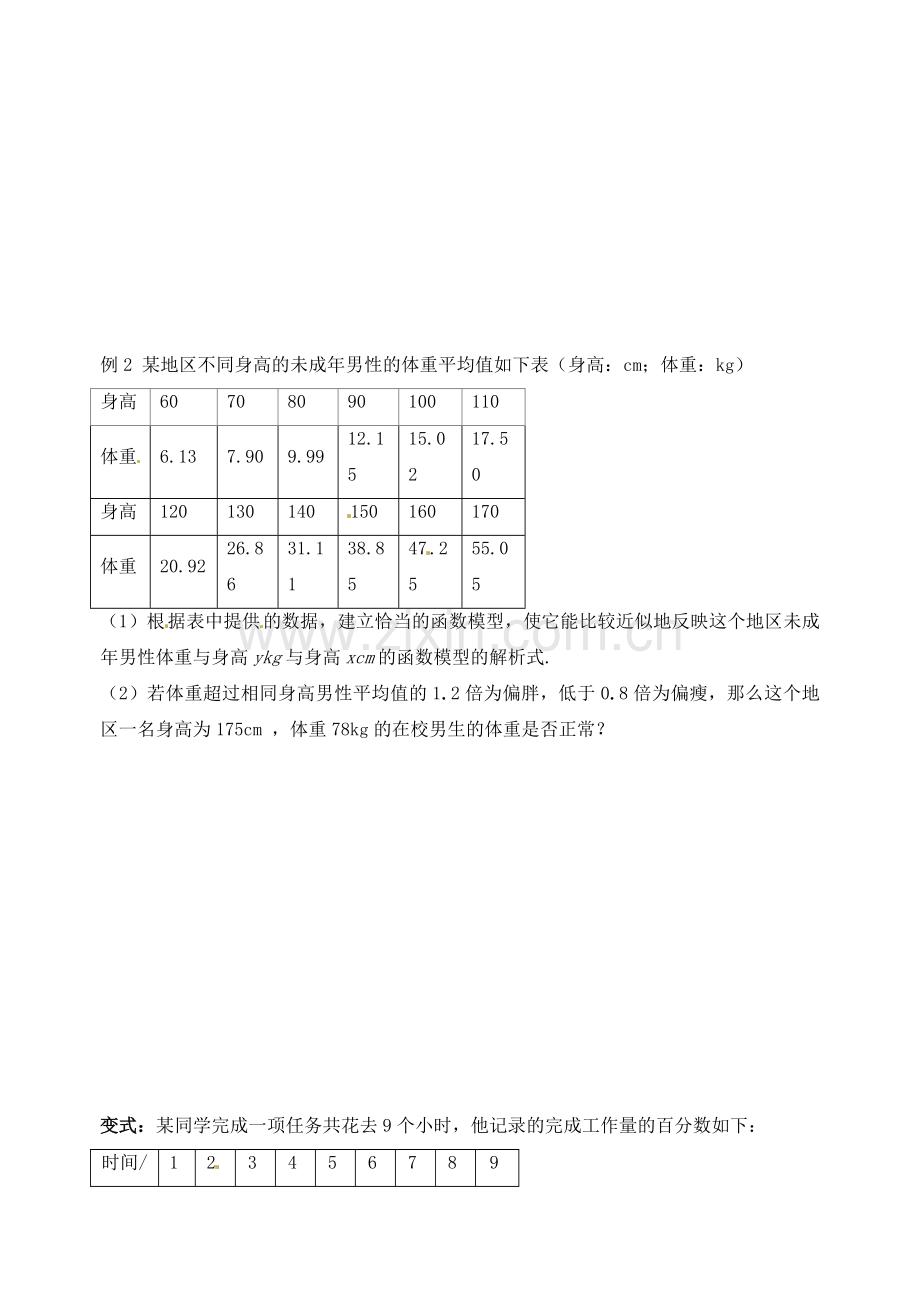 高中数学322节函数模型应用举例二教案新人教A版必修1.doc_第2页