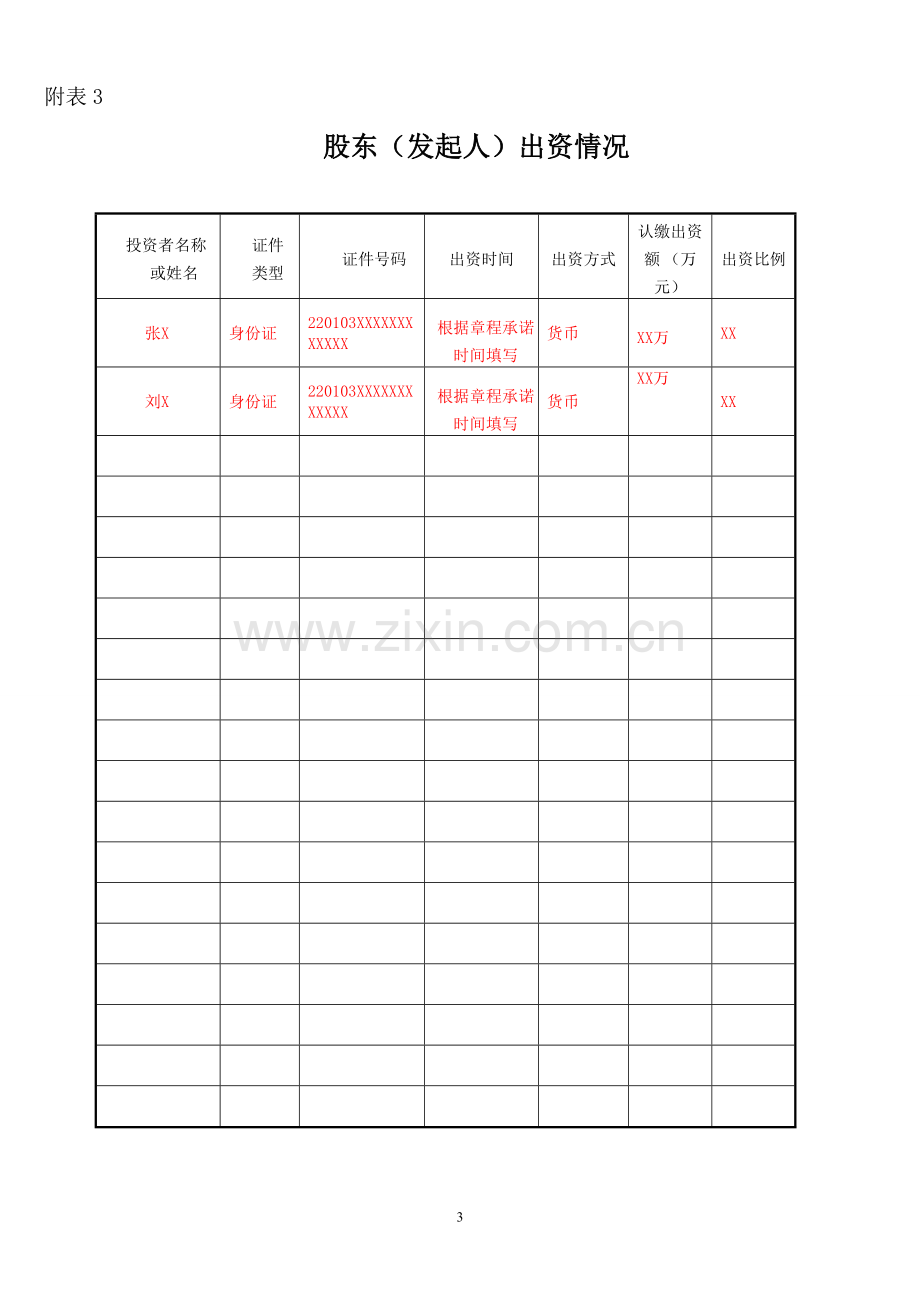 公司登记备案申请表.doc_第3页