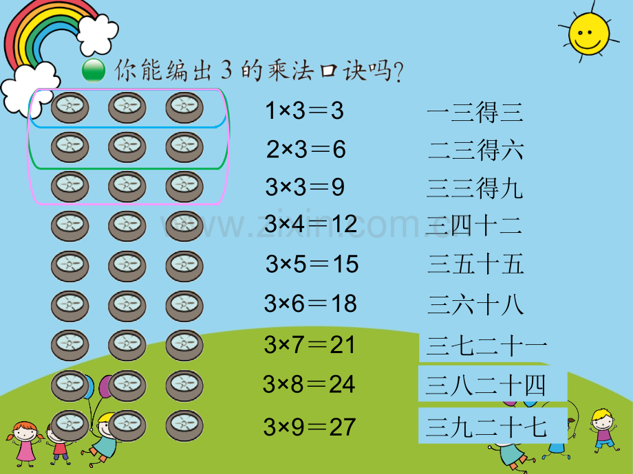 需要几个轮子北师大版二年级数学上册.pptx_第3页