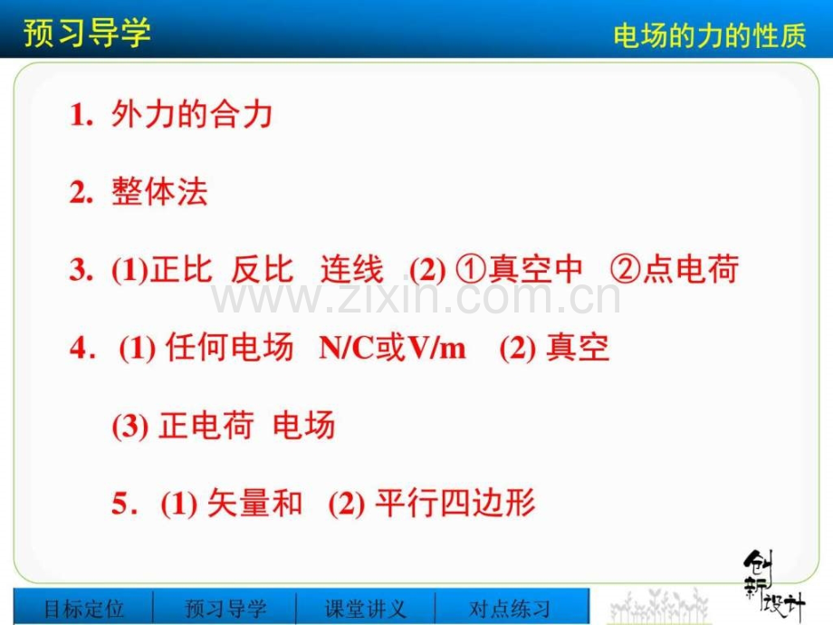 创新设计课堂讲义配套13习题课电场的力的.pptx_第3页