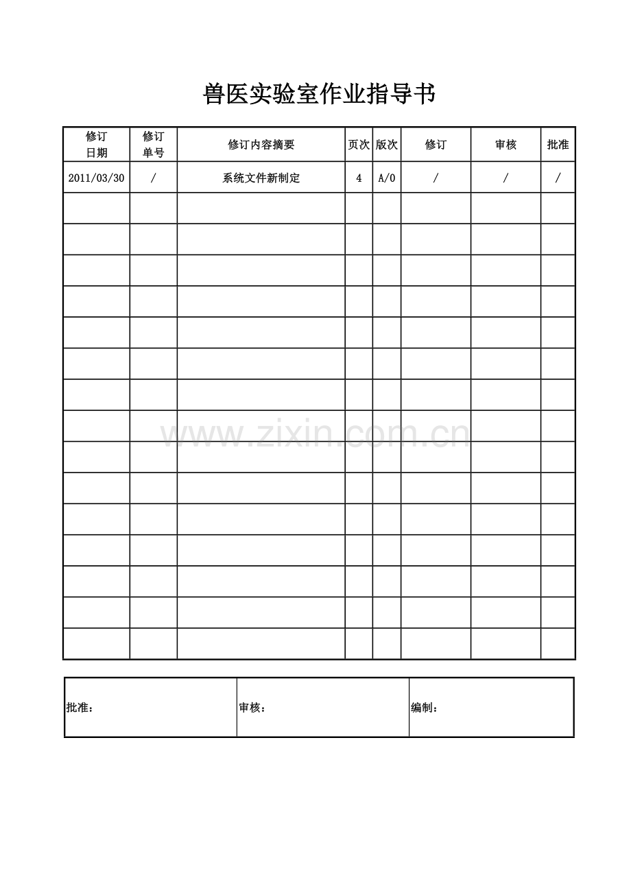 兽医实验室作业指导书汇编.doc_第1页