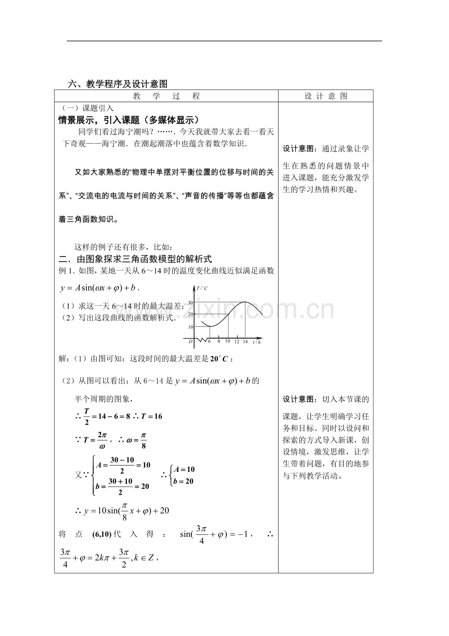 苏教版高一数学三角函数模型的简单应用.doc_第2页