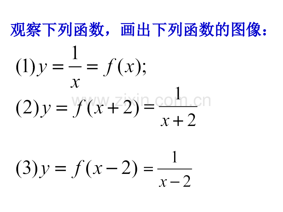 高一数学图像平移与翻折变换课件.pptx_第2页