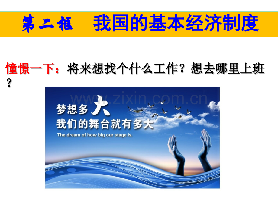 高中政治必修一公开课优质课42我国的基本经济制.pptx_第2页