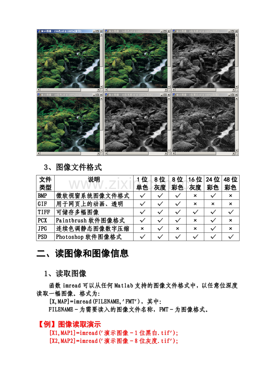 MATLAB图像显示与格式转换.doc_第3页