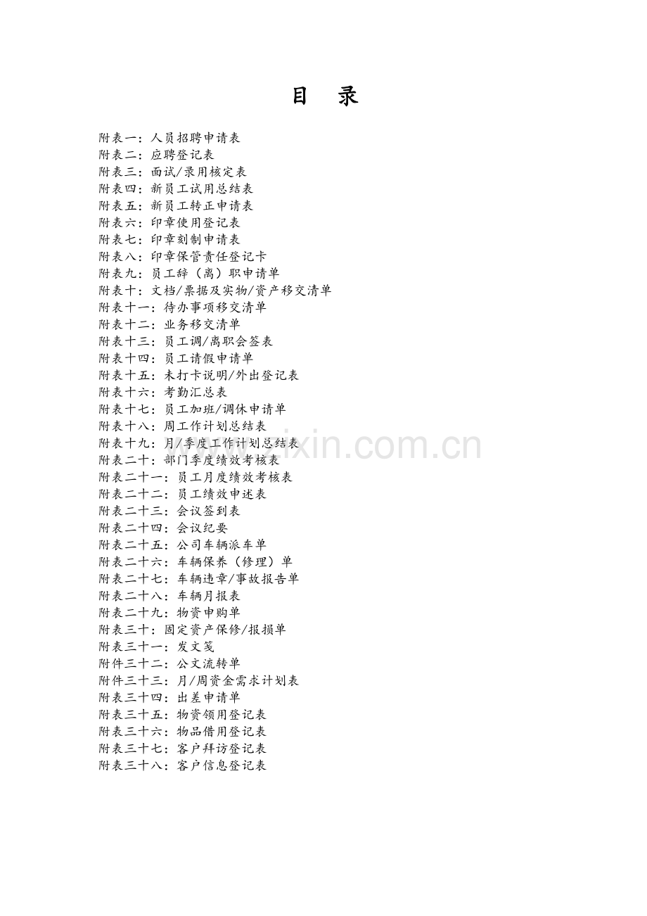 大型公司管理表格汇编.doc_第2页