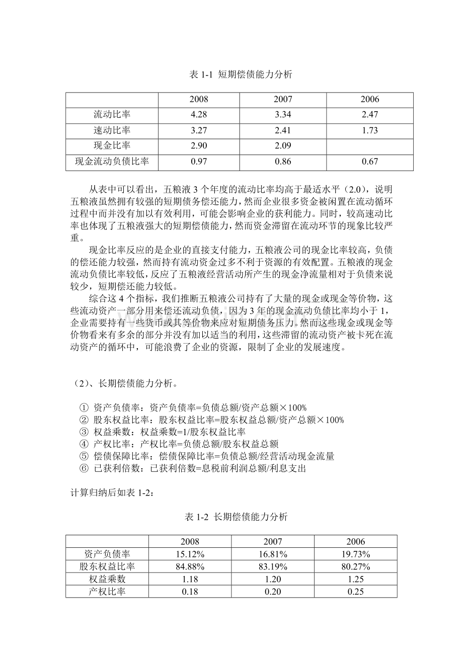 五粮液0008582006度财务报告.doc_第3页