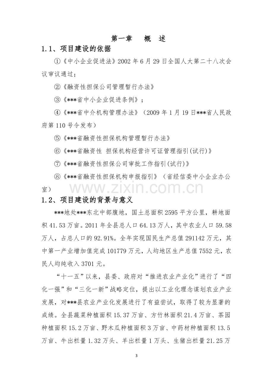 成立担保公司项目可行性研究报告.doc_第3页